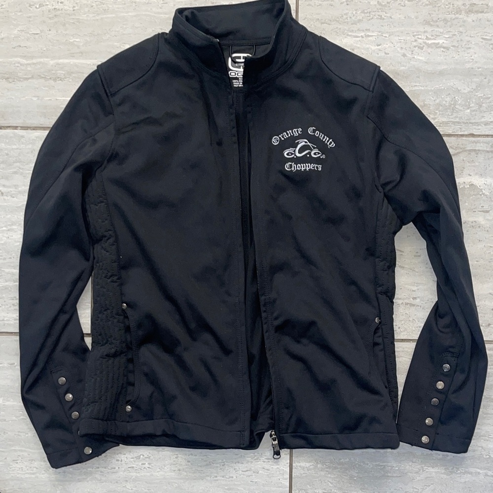 Vintage OGIO Women's Black Orange Count Choppers Jacket